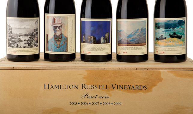 Hamilton Russell Pinot noir Vertical